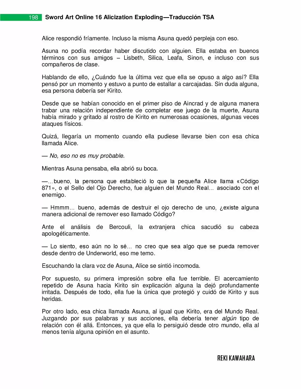 Sword Art Online: Aincrad (2010) - Capítulo 16 - Página 198 - LectorTMOo