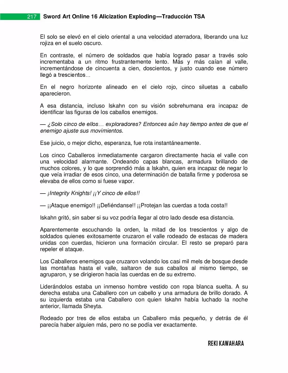 Sword Art Online: Aincrad (2010) - Capítulo 16 - Página 217 - LectorTMOo