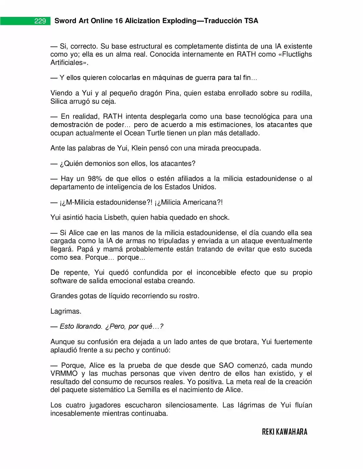 Sword Art Online: Aincrad (2010) - Capítulo 16 - Página 229 - LectorTMOo