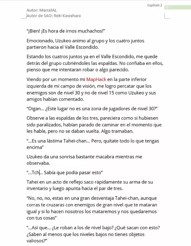 SWORD ART ONLINE: AMAZING CHEATER (2018) - Capítulo 2 - Página 5 - LectorTMOo