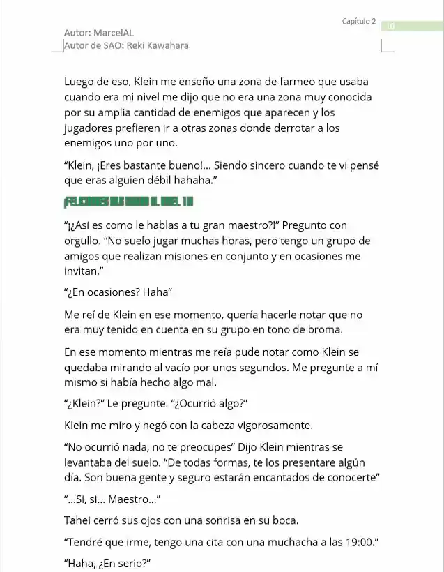 SWORD ART ONLINE: AMAZING CHEATER (2018) - Capítulo 2 - Página 10 - LectorTMOo
