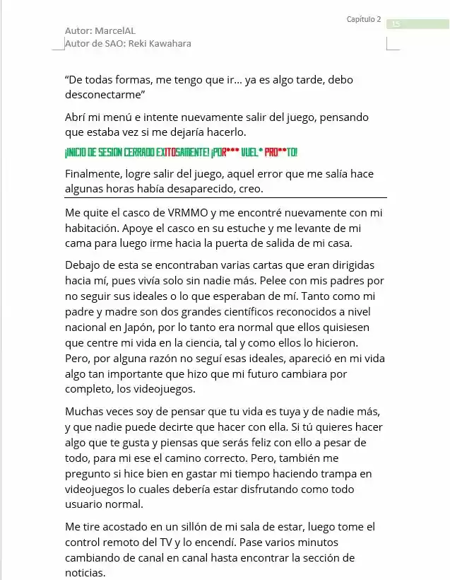 SWORD ART ONLINE: AMAZING CHEATER (2018) - Capítulo 2 - Página 15 - LectorTMOo