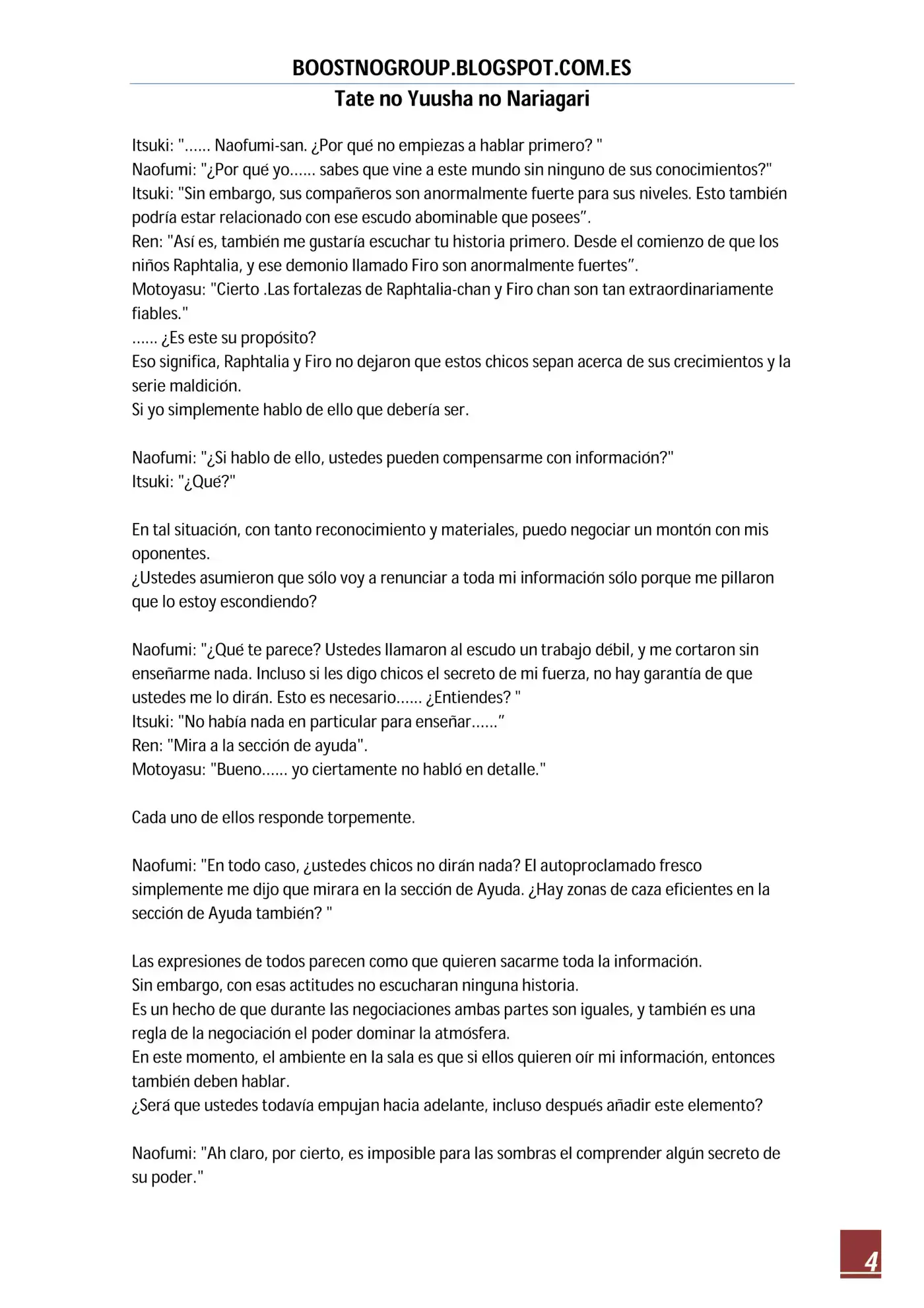 Tate no Yuusha no Nariagari (Novela) (2013) - Capítulo 102 - Página 4 - LectorTMOo