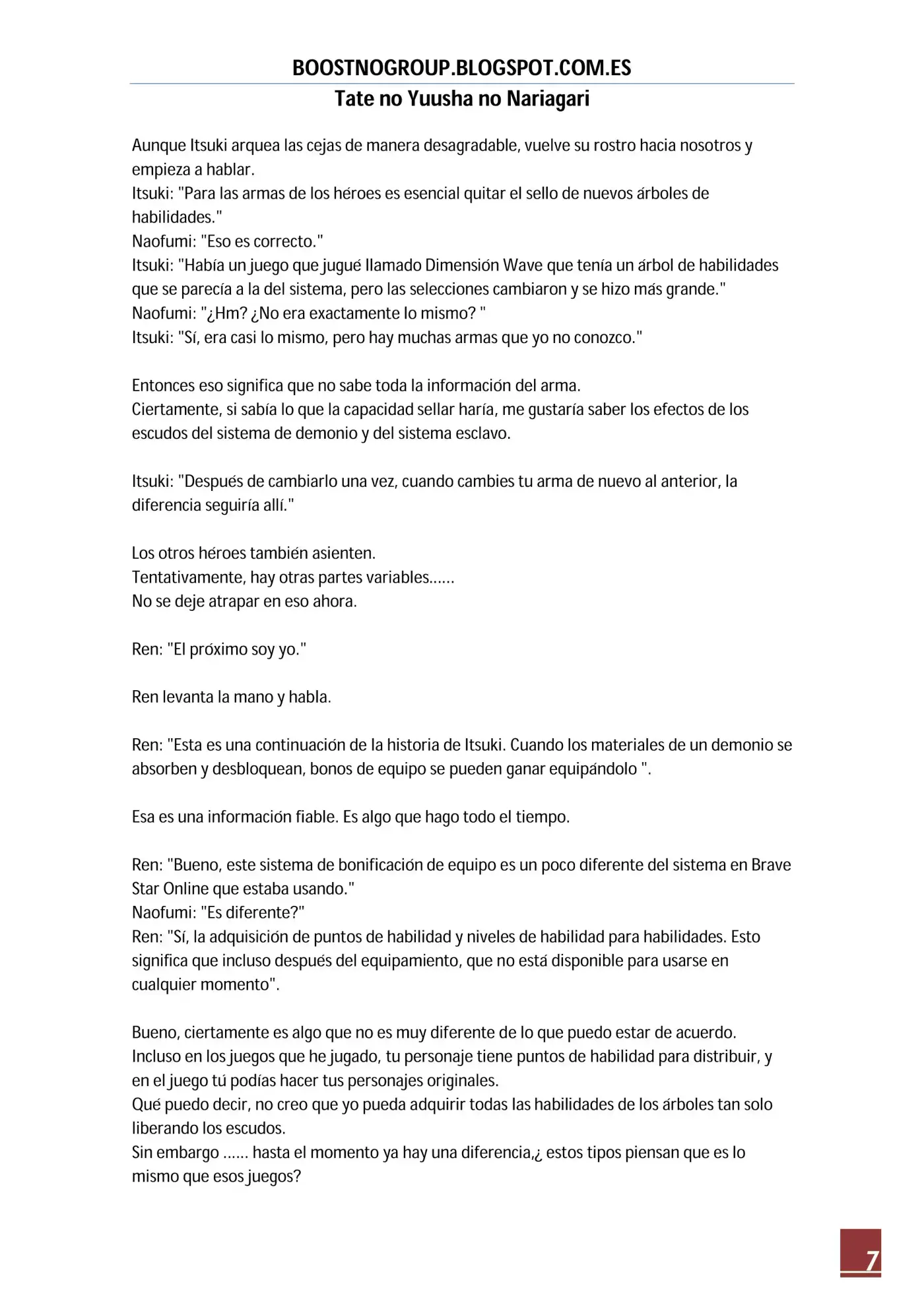 Tate no Yuusha no Nariagari (Novela) (2013) - Capítulo 102 - Página 7 - LectorTMOo