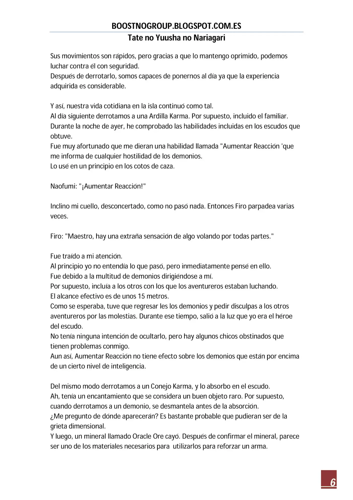 Tate no Yuusha no Nariagari (Novela) (2013) - Capítulo 106 - Página 6 - LectorTMOo