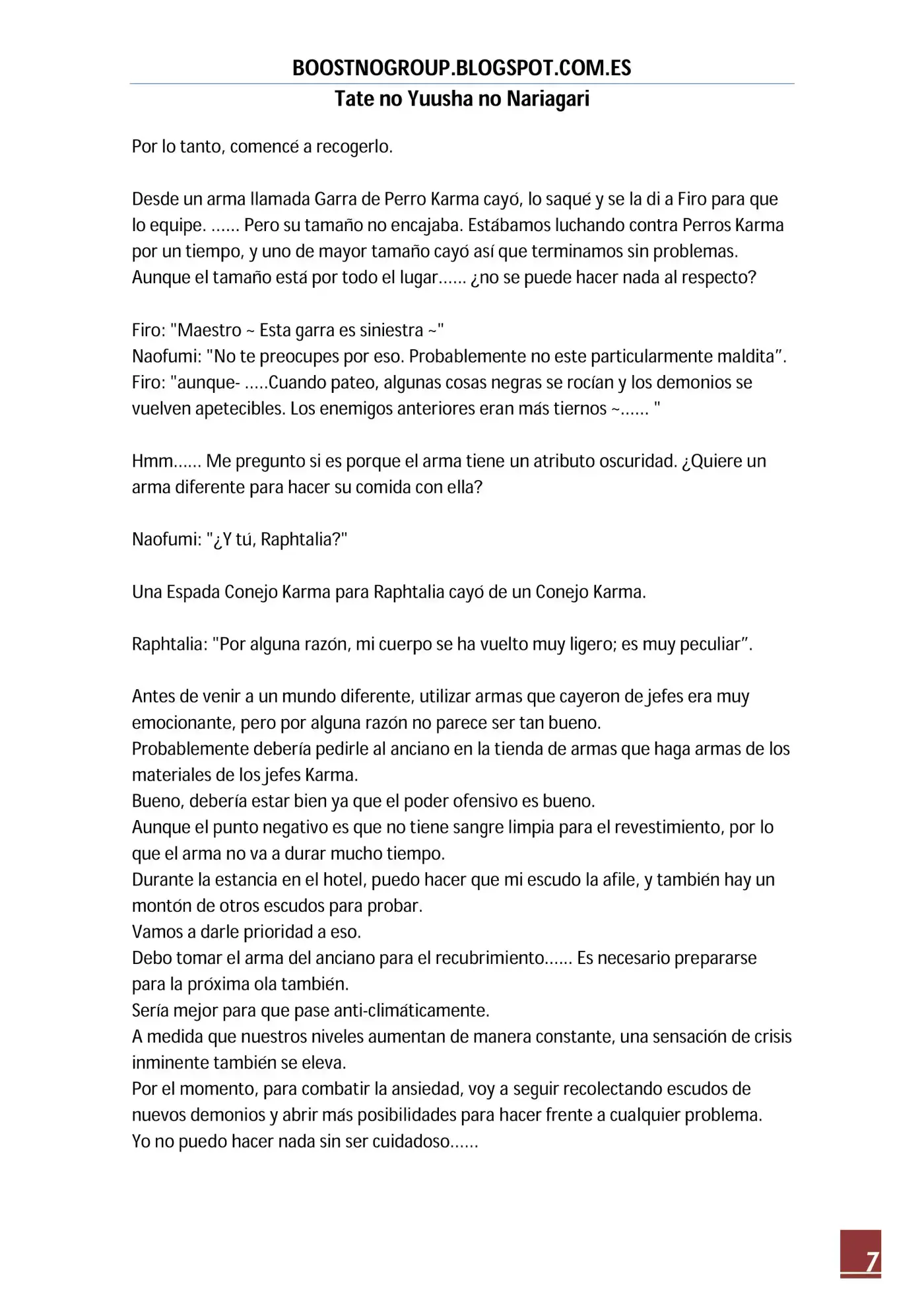 Tate no Yuusha no Nariagari (Novela) (2013) - Capítulo 106 - Página 7 - LectorTMOo