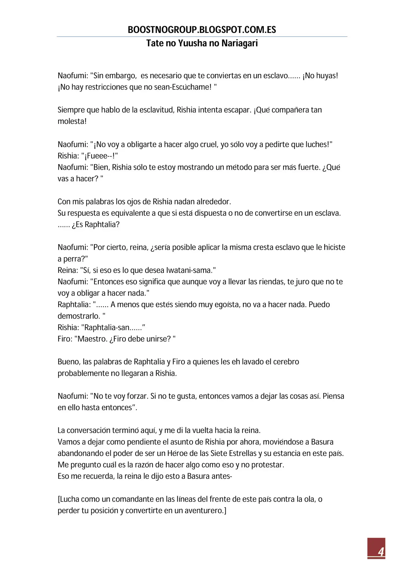 Tate no Yuusha no Nariagari (Novela) (2013) - Capítulo 113 - Página 4 - LectorTMOo