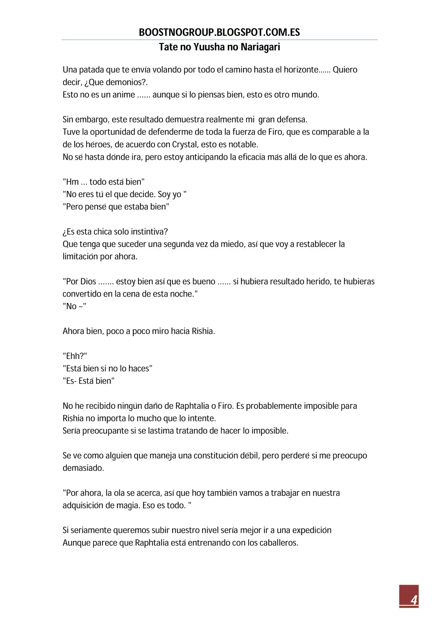 Tate no Yuusha no Nariagari (Novela) (2013) - Capítulo 116 - Página 4 - LectorTMOo