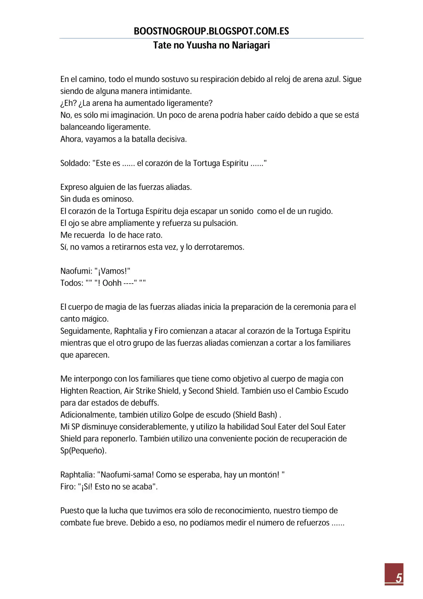 Tate no Yuusha no Nariagari (Novela) (2013) - Capítulo 124 - Página 5 - LectorTMOo