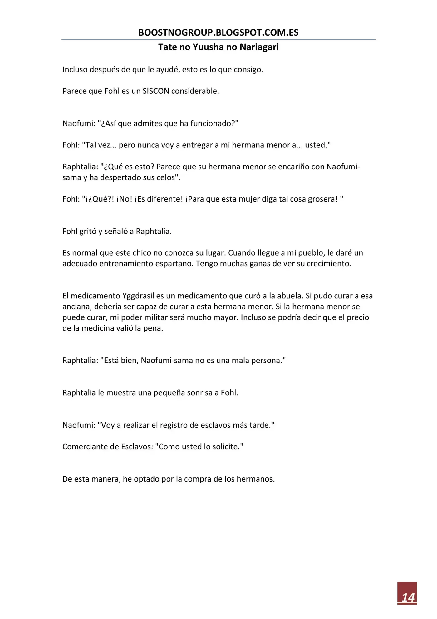 Tate no Yuusha no Nariagari (Novela) (2013) - Capítulo 158 - Página 14 - LectorTMOo