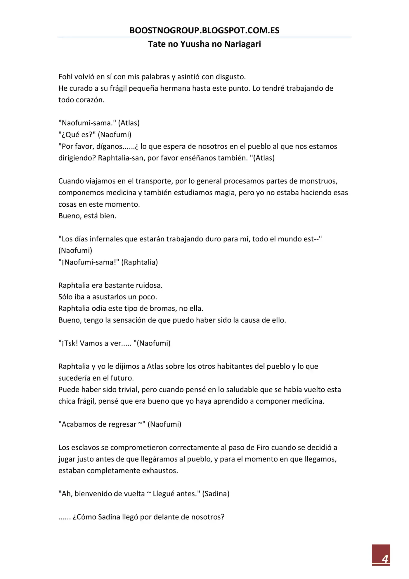 Tate no Yuusha no Nariagari (Novela) (2013) - Capítulo 161 - Página 4 - LectorTMOo