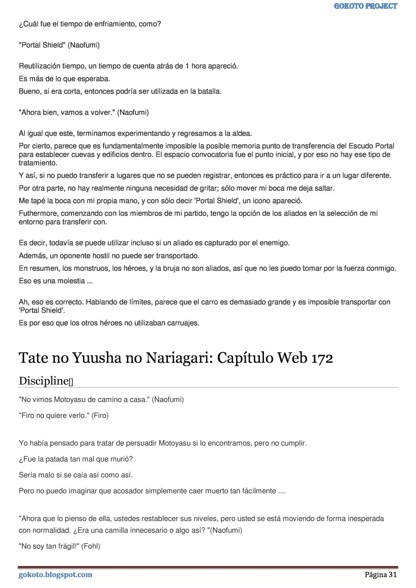 Tate no Yuusha no Nariagari (Novela) (2013) - Capítulo 17 - Página 31 - LectorTMOo