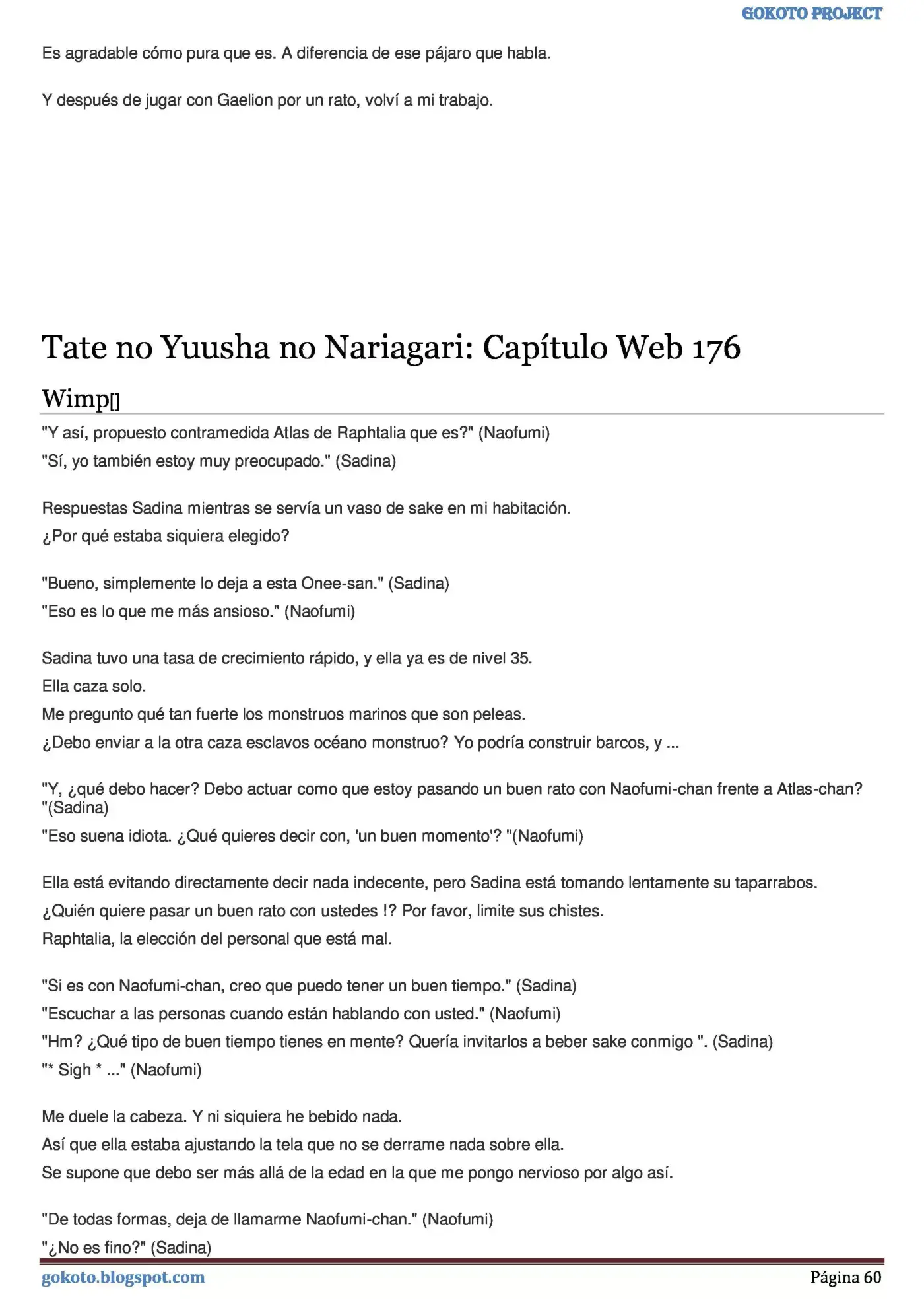 Tate no Yuusha no Nariagari (Novela) (2013) - Capítulo 17 - Página 60 - LectorTMOo