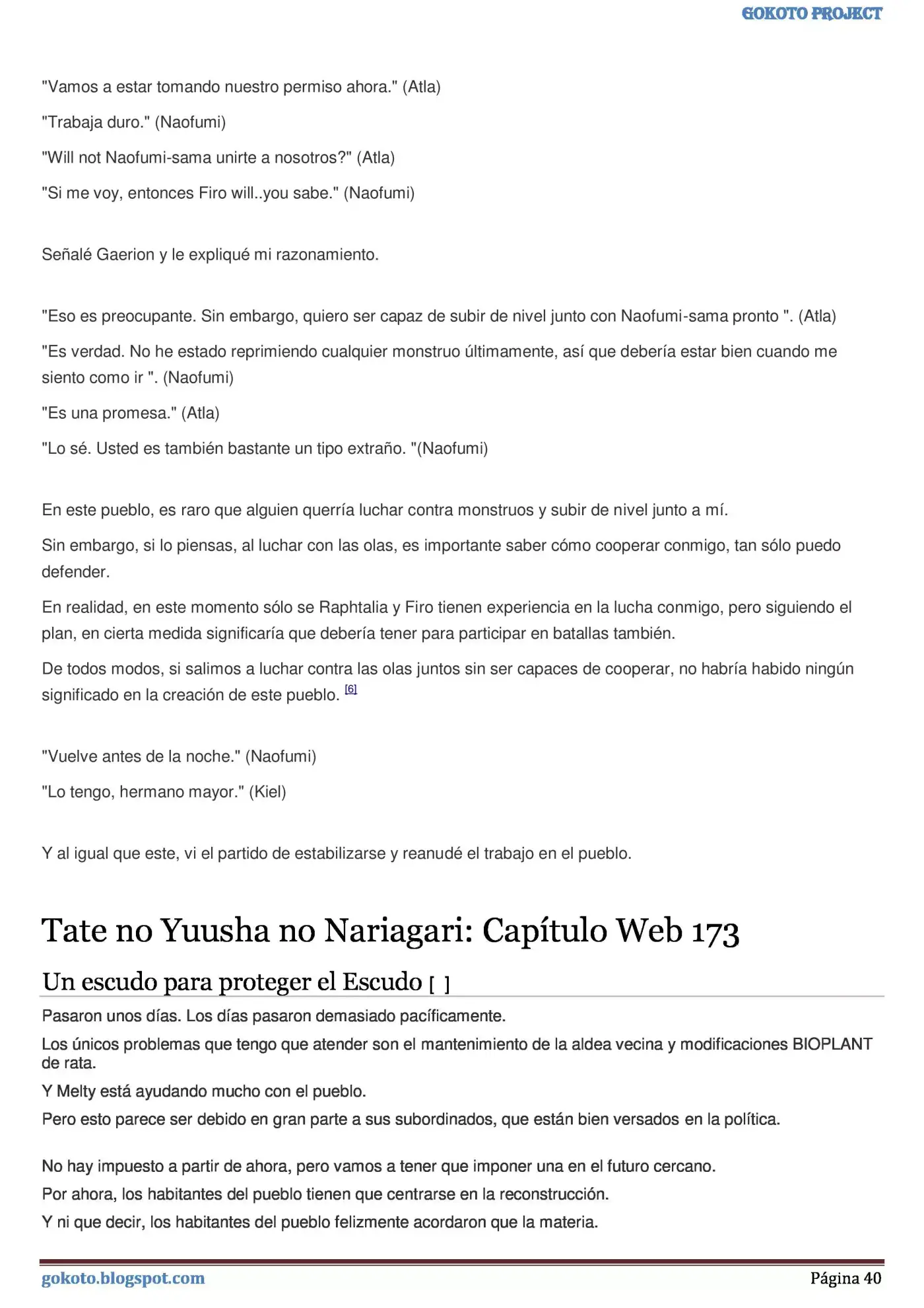 Tate no Yuusha no Nariagari (Novela) (2013) - Capítulo 170 - Página 40 - LectorTMOo