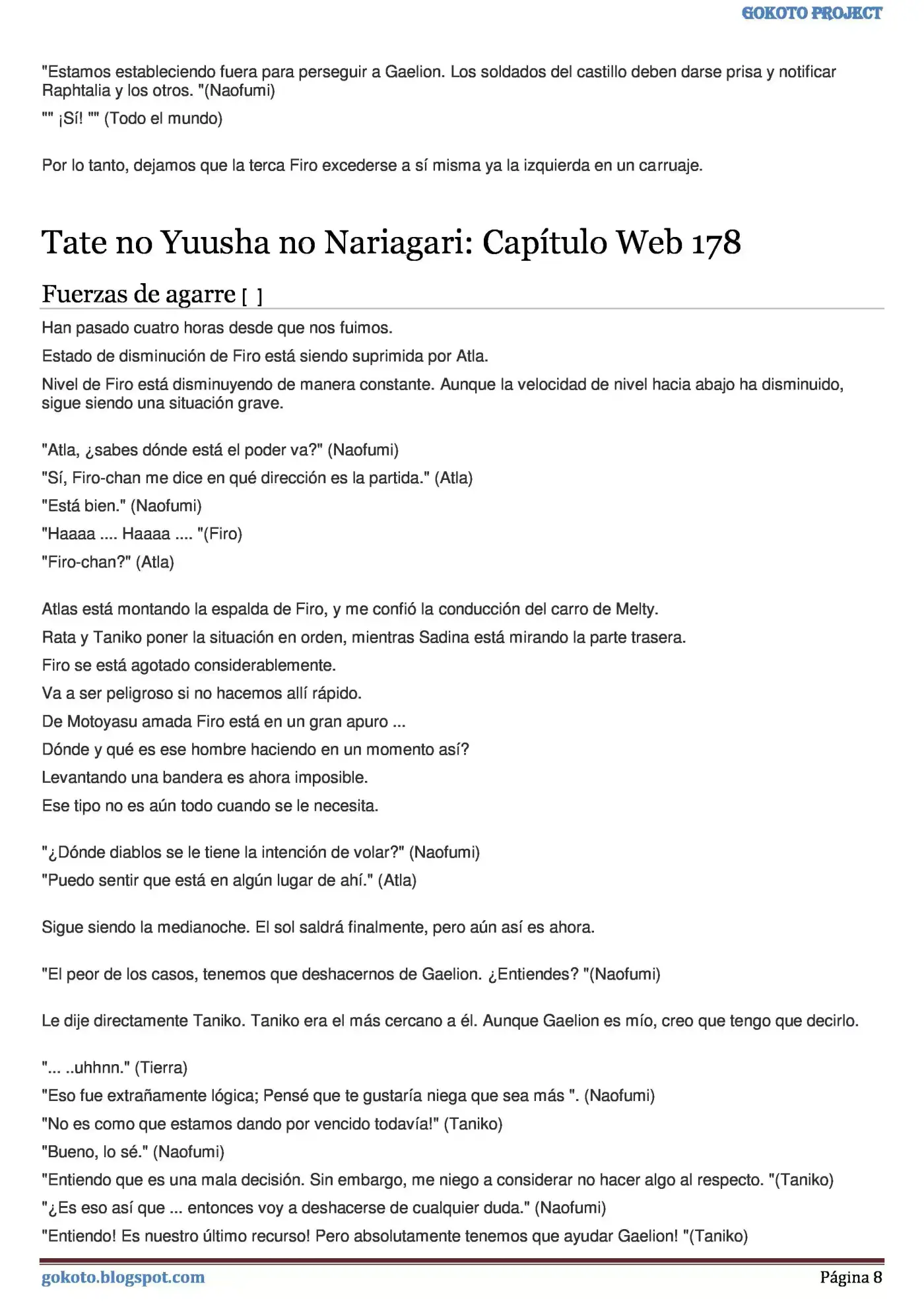 Tate no Yuusha no Nariagari (Novela) (2013) - Capítulo 177 - Página 8 - LectorTMOo