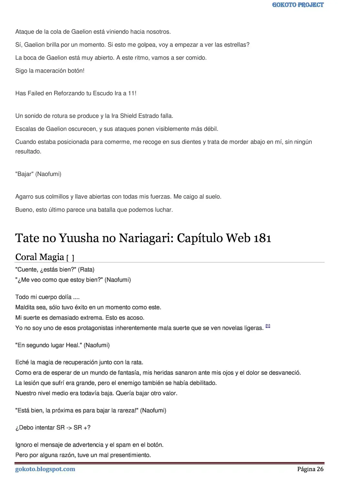 Tate no Yuusha no Nariagari (Novela) (2013) - Capítulo 177 - Página 26 - LectorTMOo