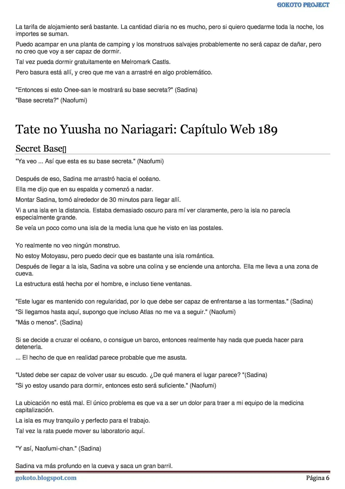 Tate no Yuusha no Nariagari (Novela) (2013) - Capítulo 188 - Página 6 - LectorTMOo