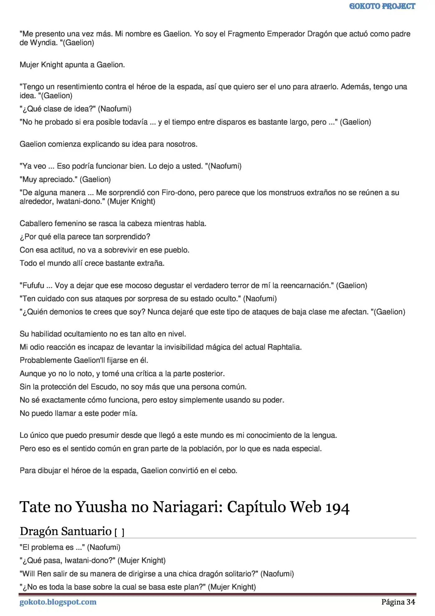 Tate no Yuusha no Nariagari (Novela) (2013) - Capítulo 188 - Página 34 - LectorTMOo