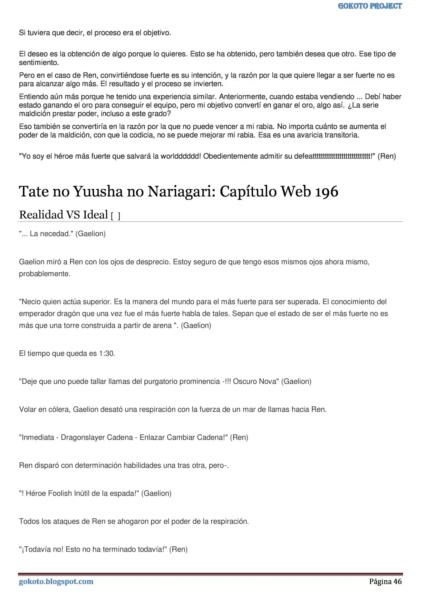 Tate no Yuusha no Nariagari (Novela) (2013) - Capítulo 188 - Página 46 - LectorTMOo