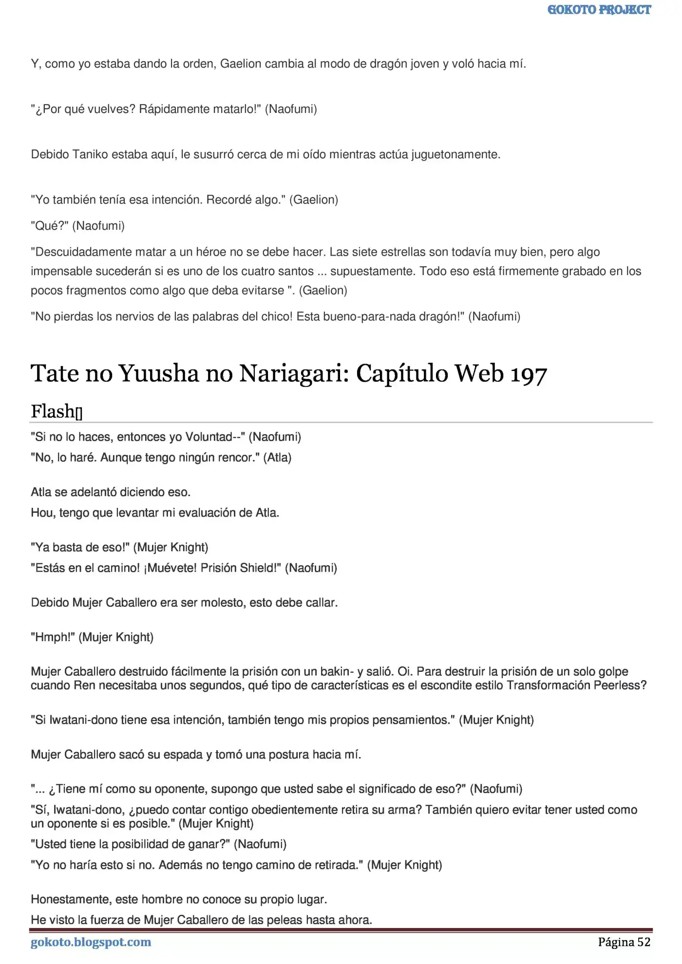 Tate no Yuusha no Nariagari (Novela) (2013) - Capítulo 188 - Página 52 - LectorTMOo