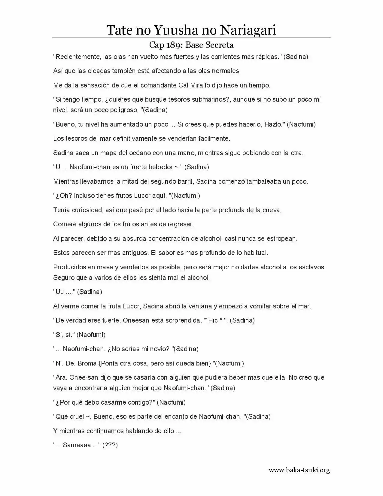 Tate no Yuusha no Nariagari (Novela) (2013) - Capítulo 189 - Página 7 - LectorTMOo