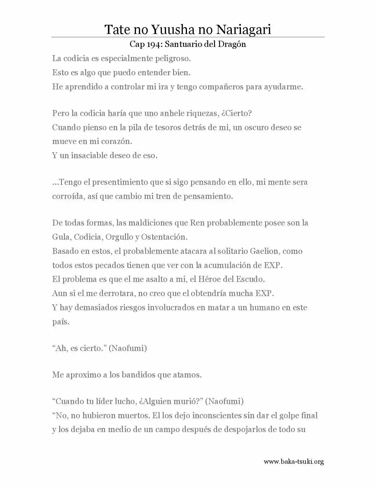 Tate no Yuusha no Nariagari (Novela) (2013) - Capítulo 194 - Página 6 - LectorTMOo