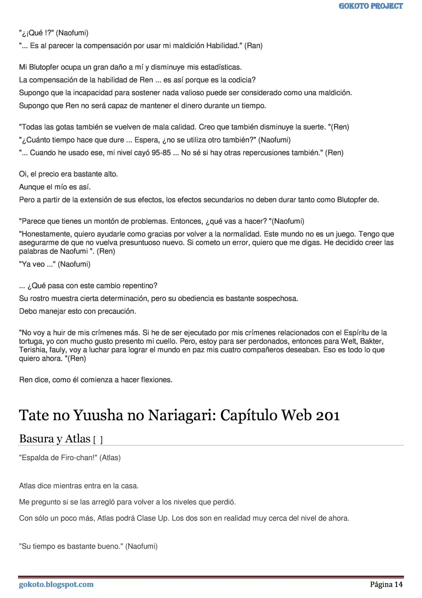 Tate no Yuusha no Nariagari (Novela) (2013) - Capítulo 199 - Página 14 - LectorTMOo