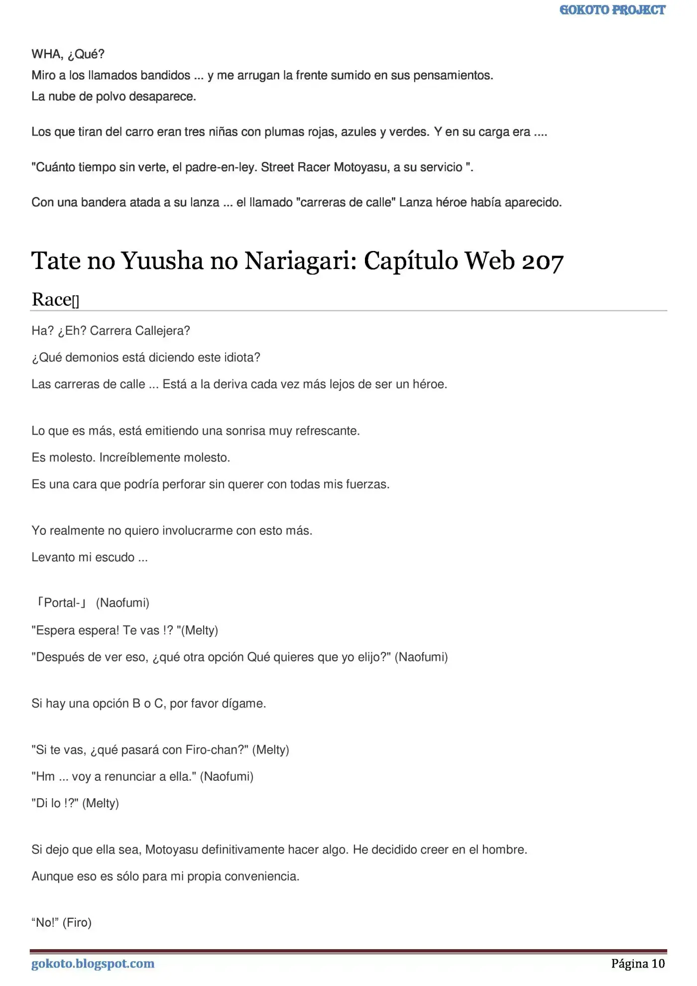 Tate no Yuusha no Nariagari (Novela) (2013) - Capítulo 205 - Página 10 - LectorTMOo