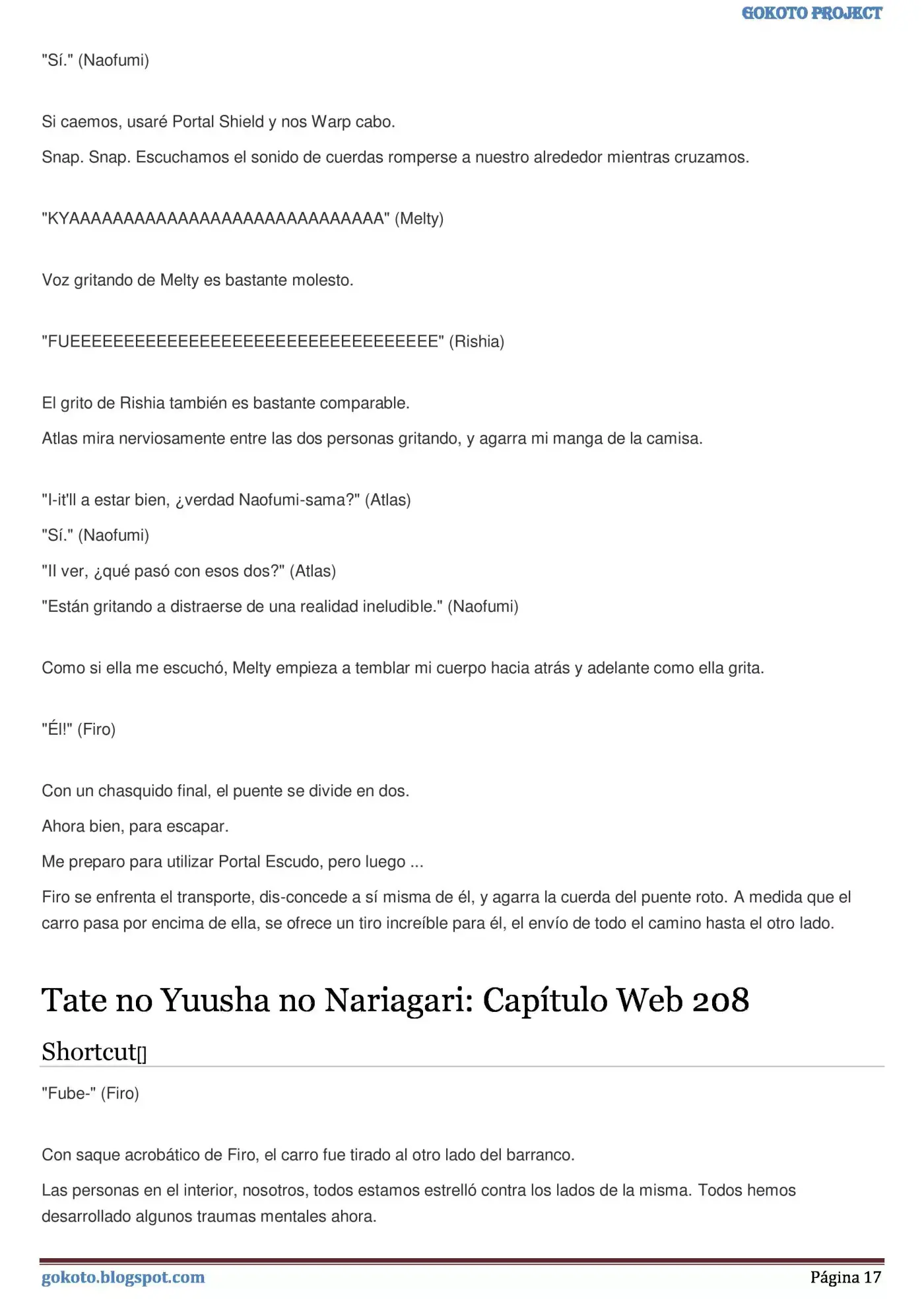 Tate no Yuusha no Nariagari (Novela) (2013) - Capítulo 205 - Página 17 - LectorTMOo