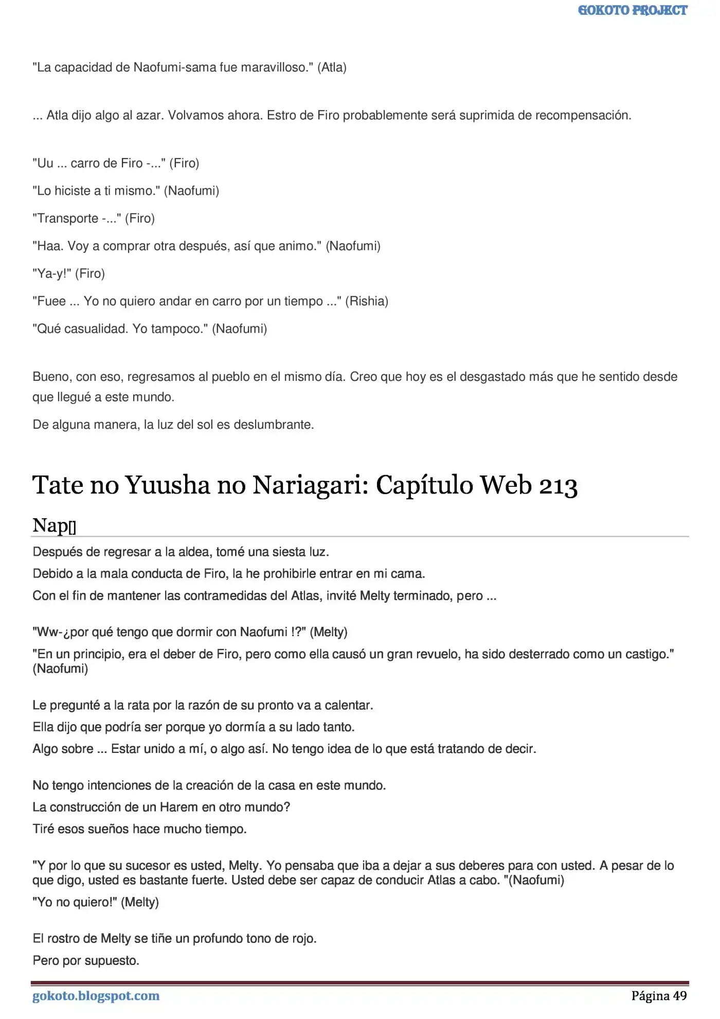 Tate no Yuusha no Nariagari (Novela) (2013) - Capítulo 205 - Página 49 - LectorTMOo