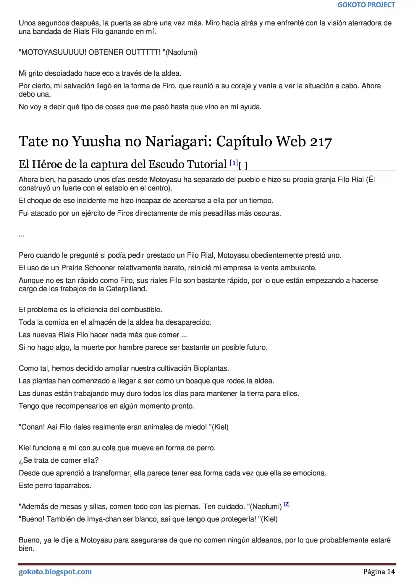 Tate no Yuusha no Nariagari (Novela) (2013) - Capítulo 214 - Página 14 - LectorTMOo