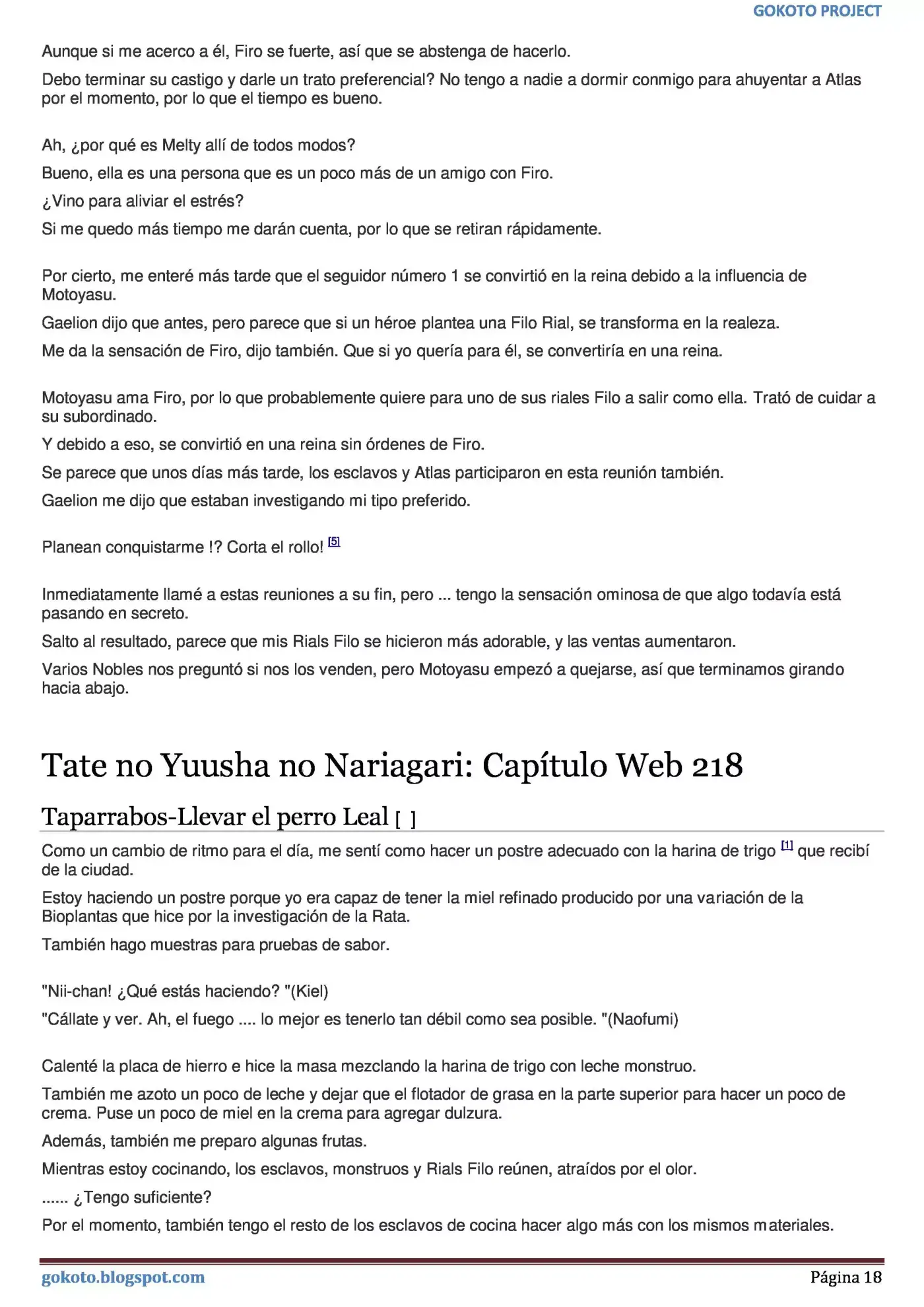Tate no Yuusha no Nariagari (Novela) (2013) - Capítulo 214 - Página 18 - LectorTMOo
