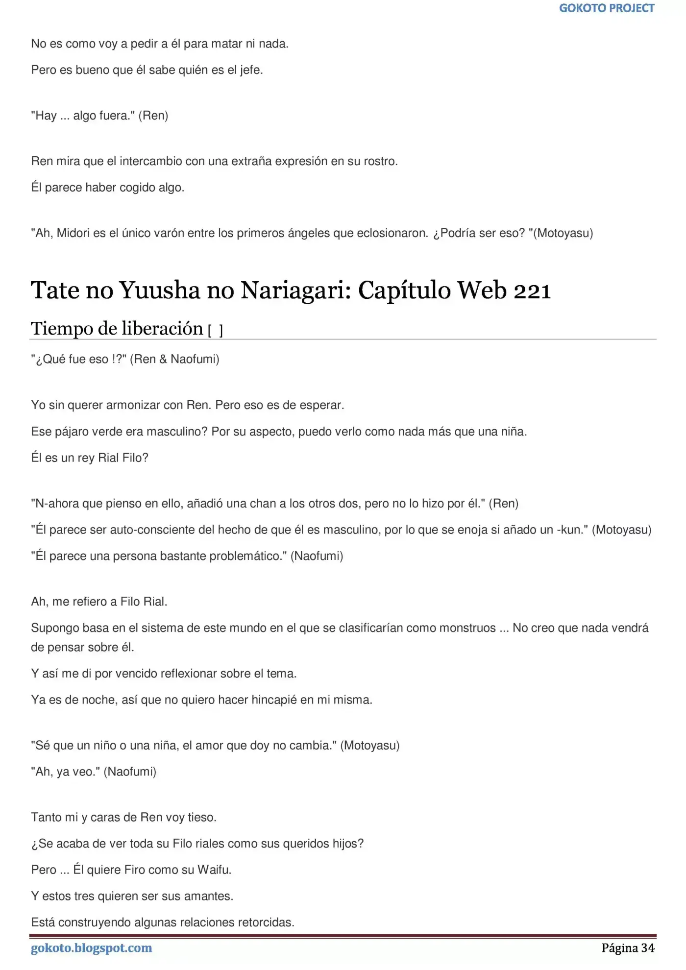 Tate no Yuusha no Nariagari (Novela) (2013) - Capítulo 214 - Página 34 - LectorTMOo