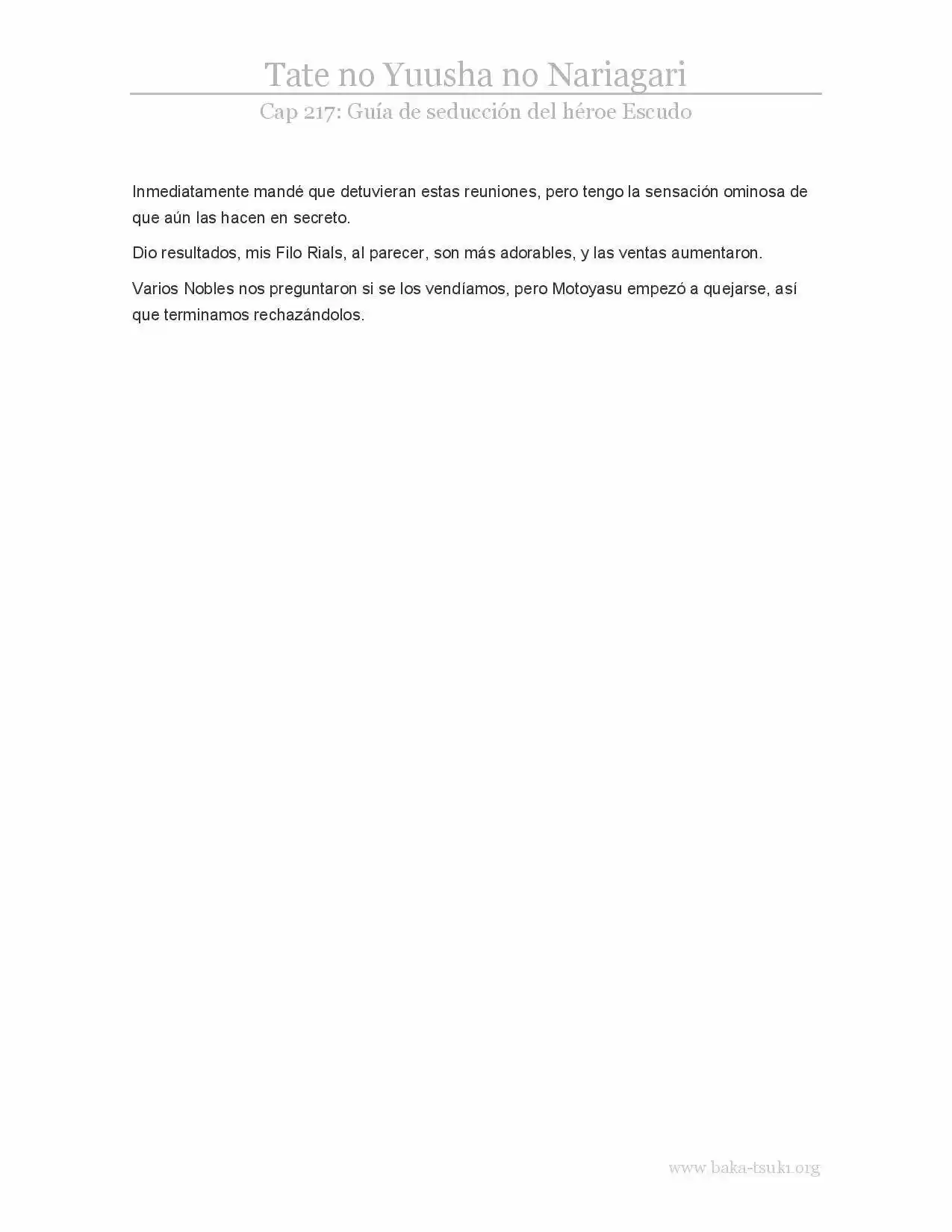 Tate no Yuusha no Nariagari (Novela) (2013) - Capítulo 217 - Página 8 - LectorTMOo