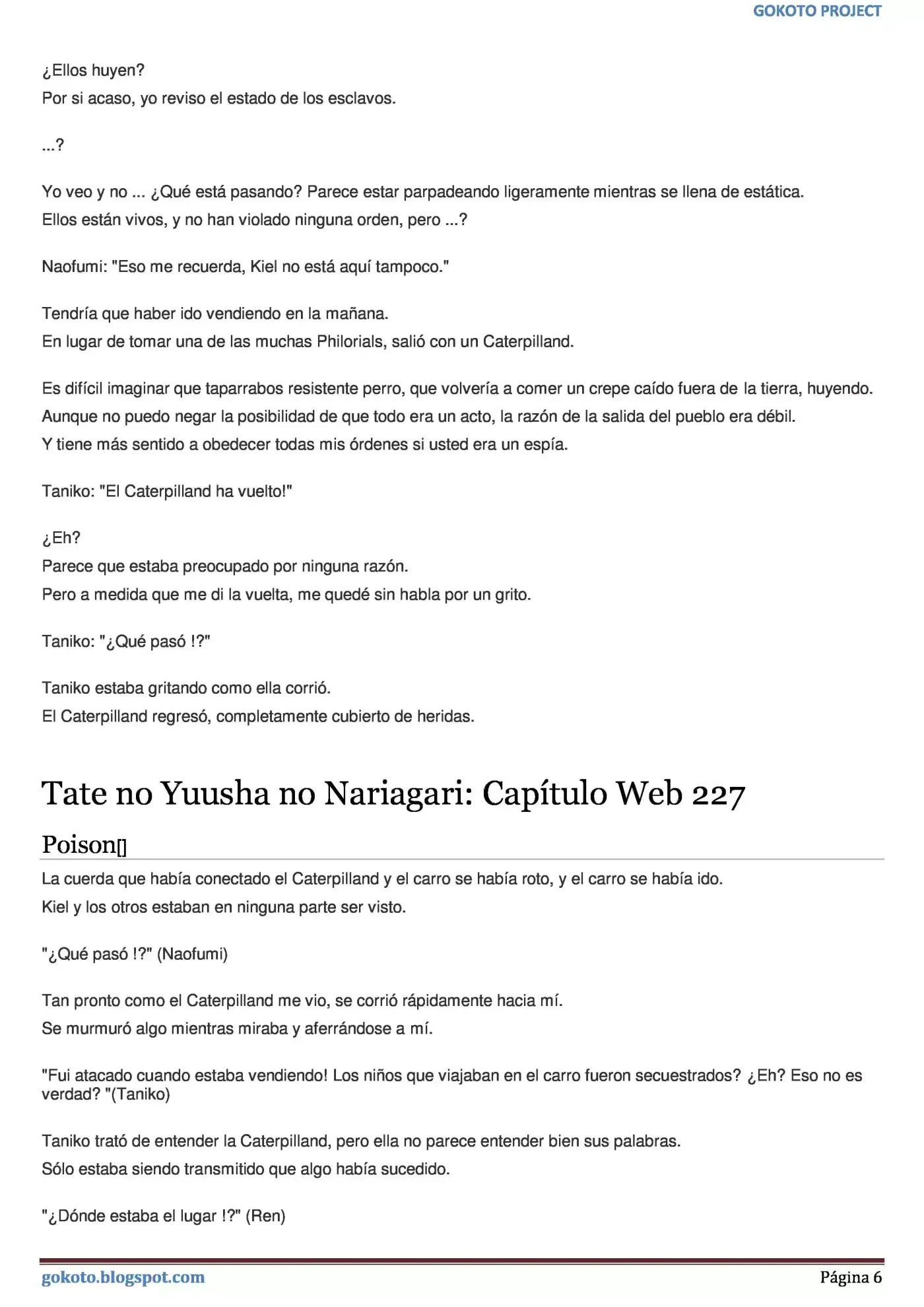 Tate no Yuusha no Nariagari (Novela) (2013) - Capítulo 226 - Página 6 - LectorTMOo