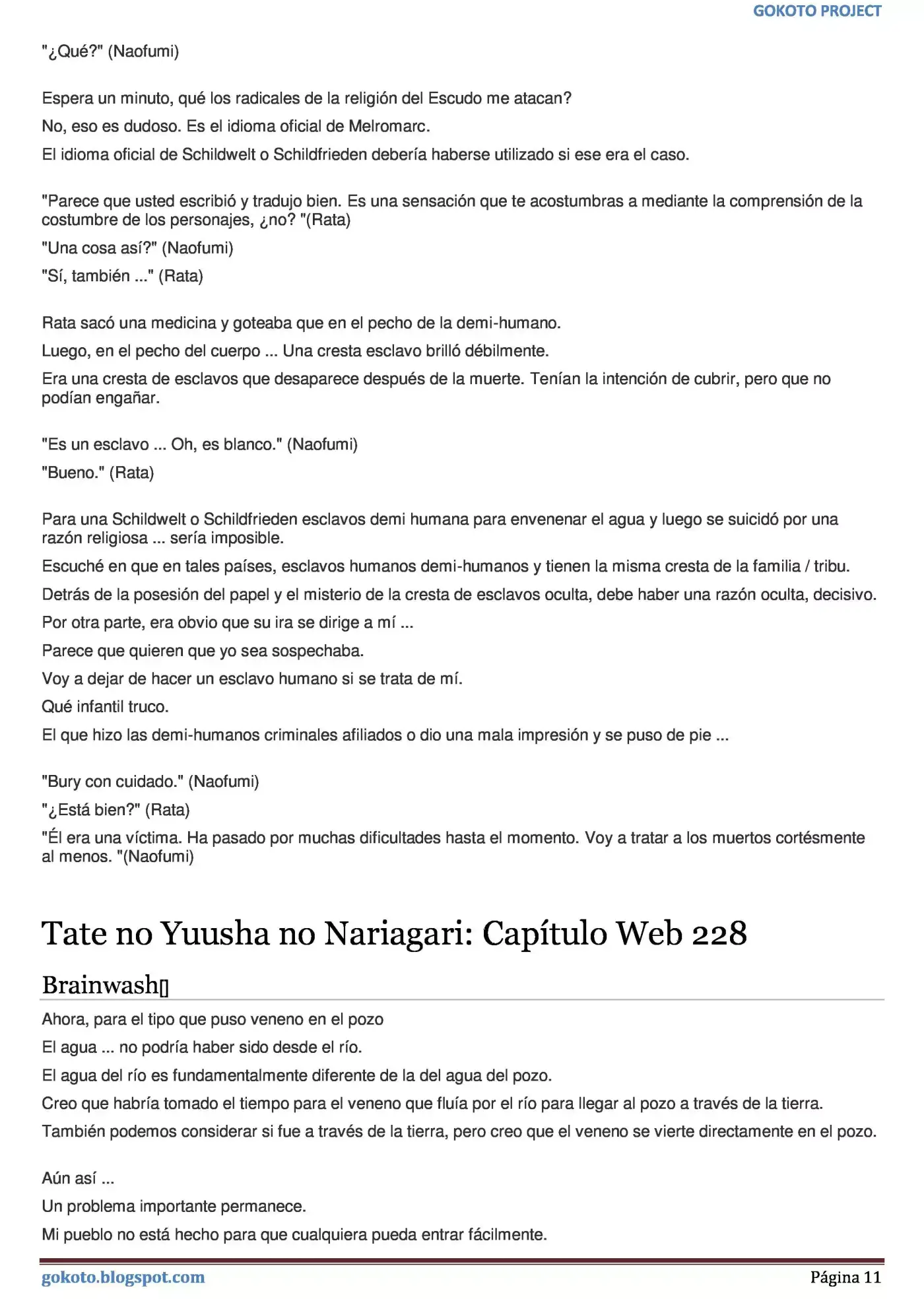 Tate no Yuusha no Nariagari (Novela) (2013) - Capítulo 226 - Página 11 - LectorTMOo