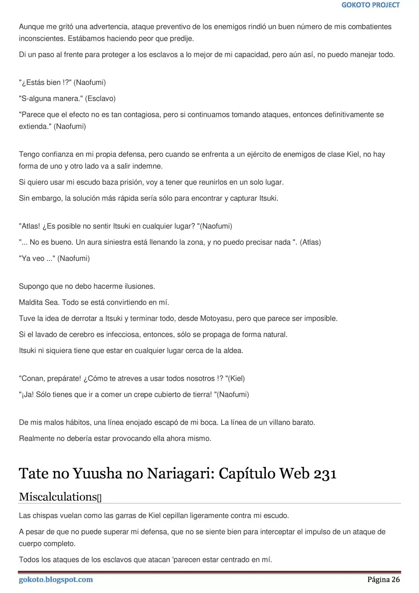 Tate no Yuusha no Nariagari (Novela) (2013) - Capítulo 226 - Página 26 - LectorTMOo