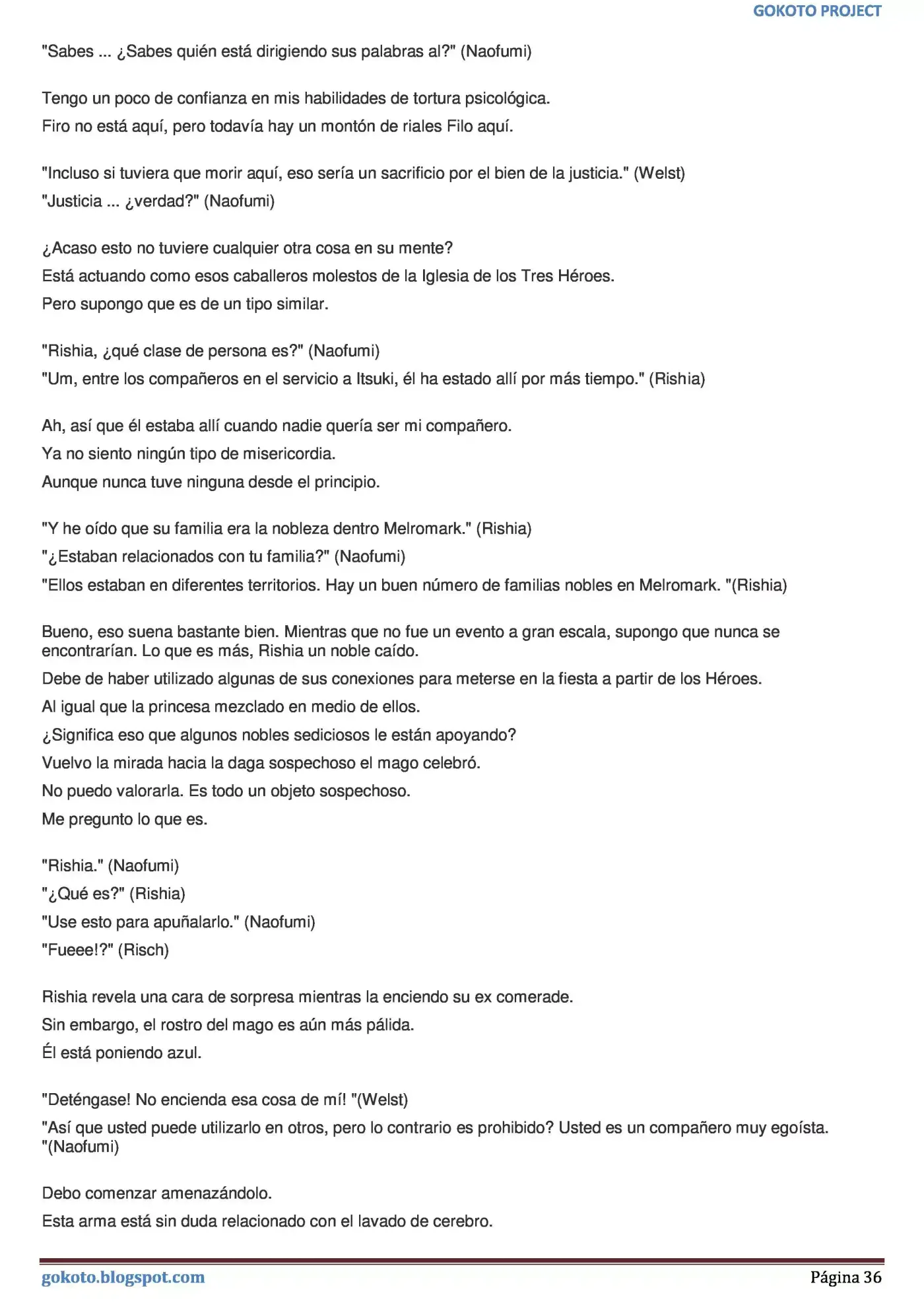 Tate no Yuusha no Nariagari (Novela) (2013) - Capítulo 226 - Página 36 - LectorTMOo