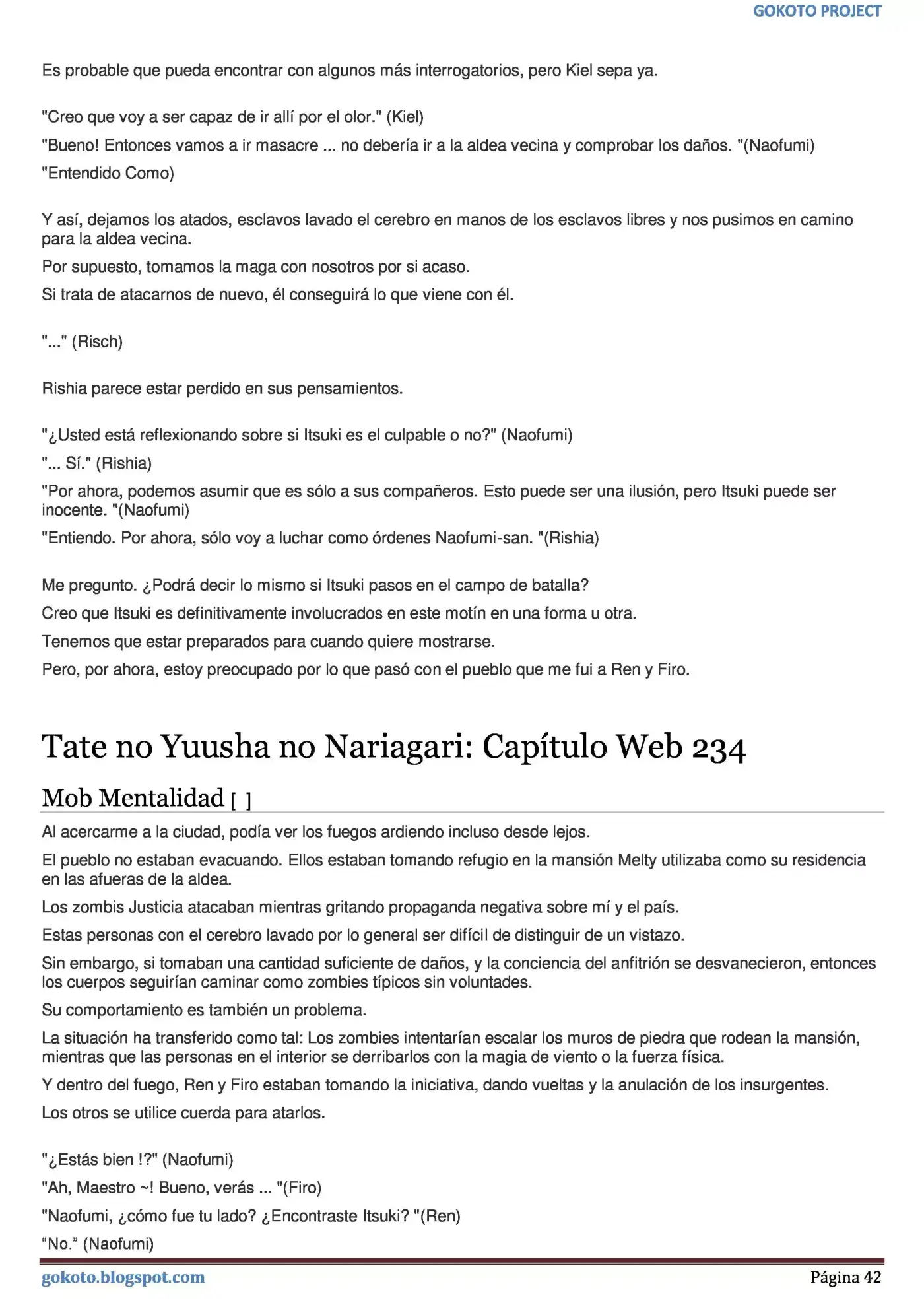 Tate no Yuusha no Nariagari (Novela) (2013) - Capítulo 226 - Página 42 - LectorTMOo