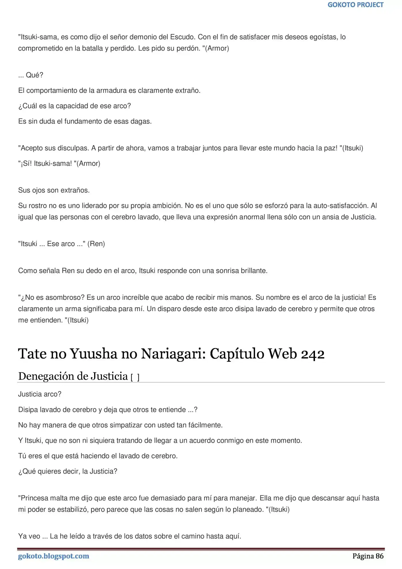 Tate no Yuusha no Nariagari (Novela) (2013) - Capítulo 226 - Página 86 - LectorTMOo