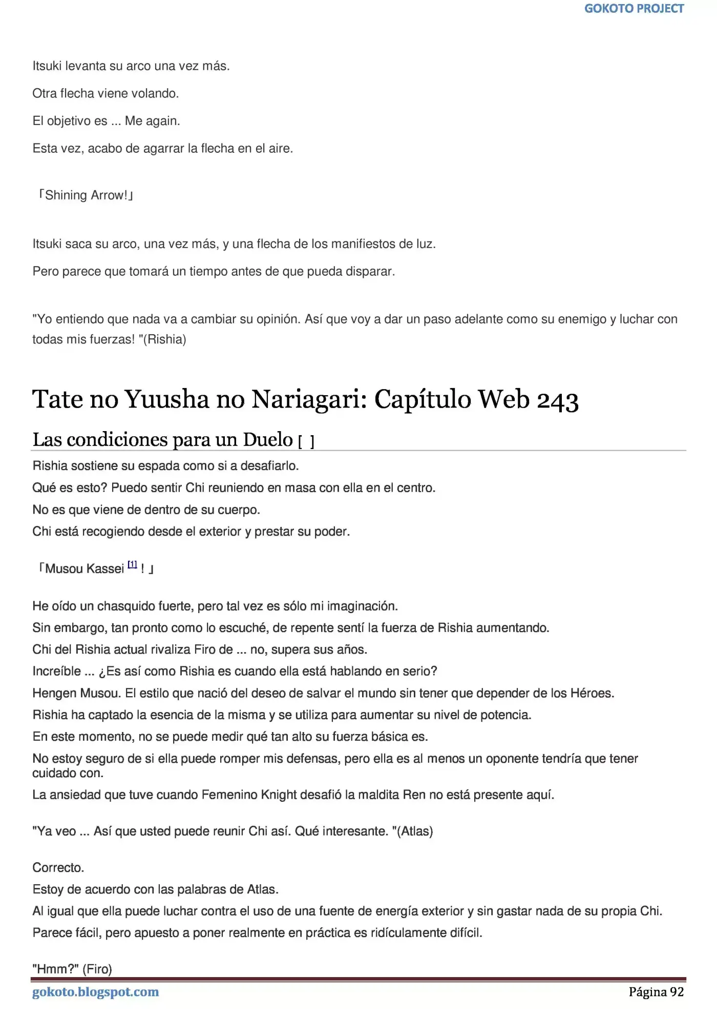 Tate no Yuusha no Nariagari (Novela) (2013) - Capítulo 226 - Página 92 - LectorTMOo
