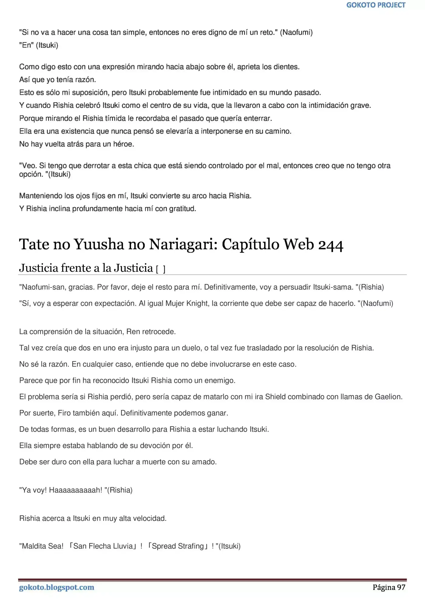 Tate no Yuusha no Nariagari (Novela) (2013) - Capítulo 226 - Página 97 - LectorTMOo
