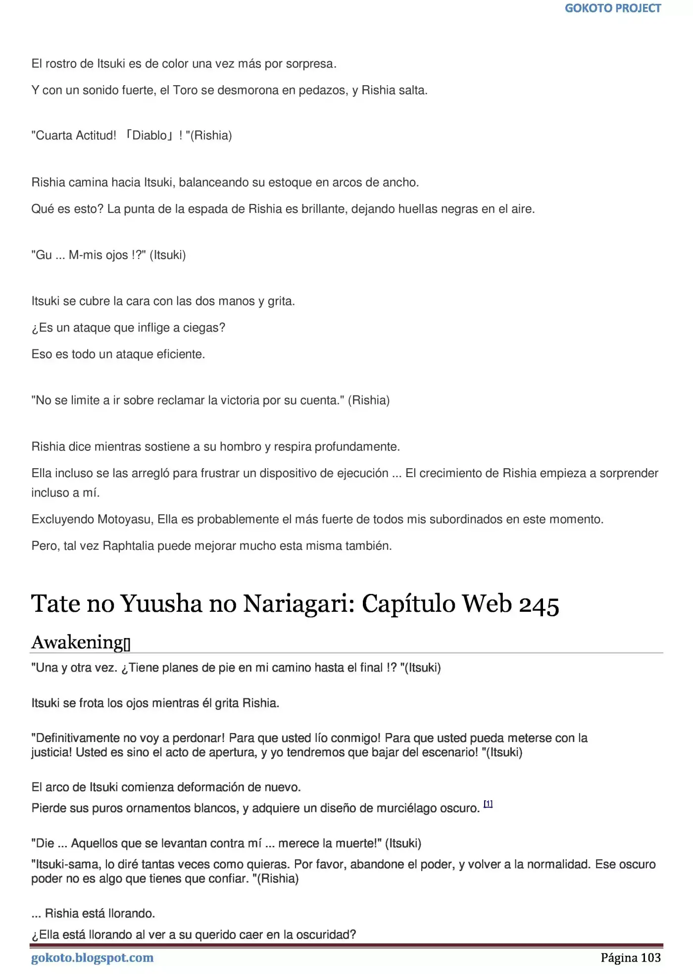 Tate no Yuusha no Nariagari (Novela) (2013) - Capítulo 226 - Página 103 - LectorTMOo