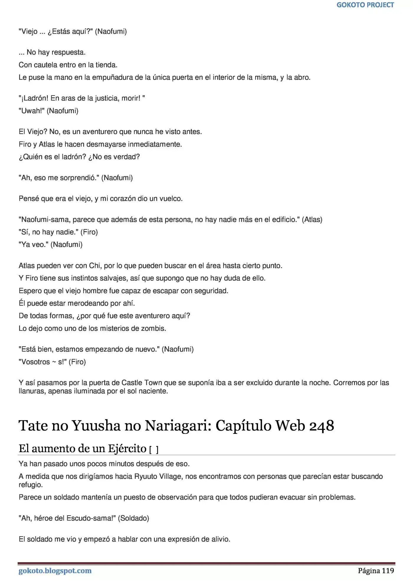 Tate no Yuusha no Nariagari (Novela) (2013) - Capítulo 226 - Página 119 - LectorTMOo