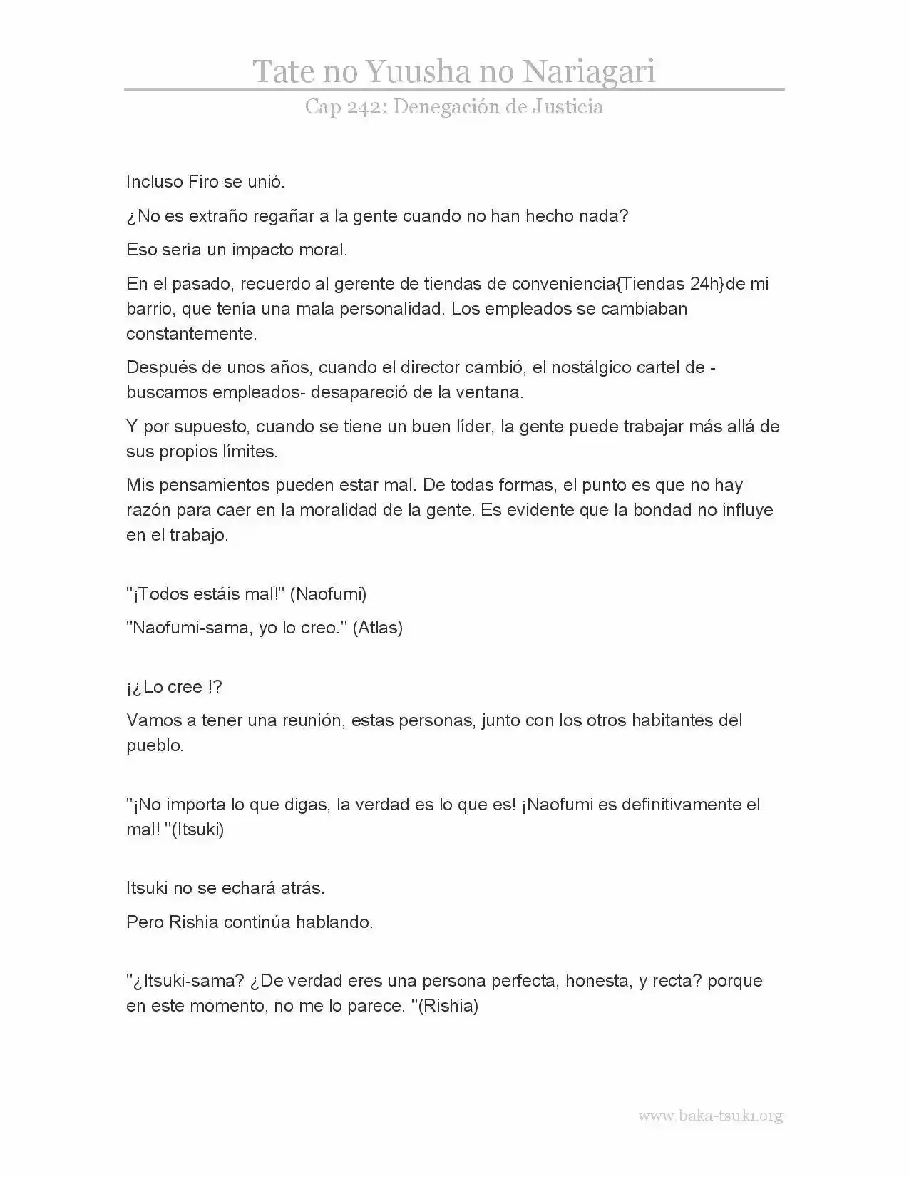 Tate no Yuusha no Nariagari (Novela) (2013) - Capítulo 242 - Página 6 - LectorTMOo