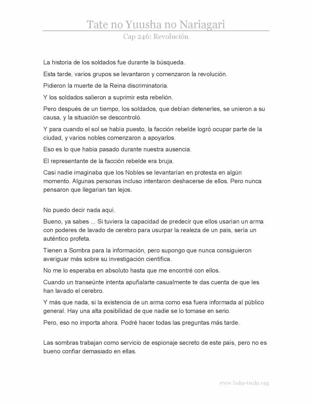 Tate no Yuusha no Nariagari (Novela) (2013) - Capítulo 246 - Página 6 - LectorTMOo