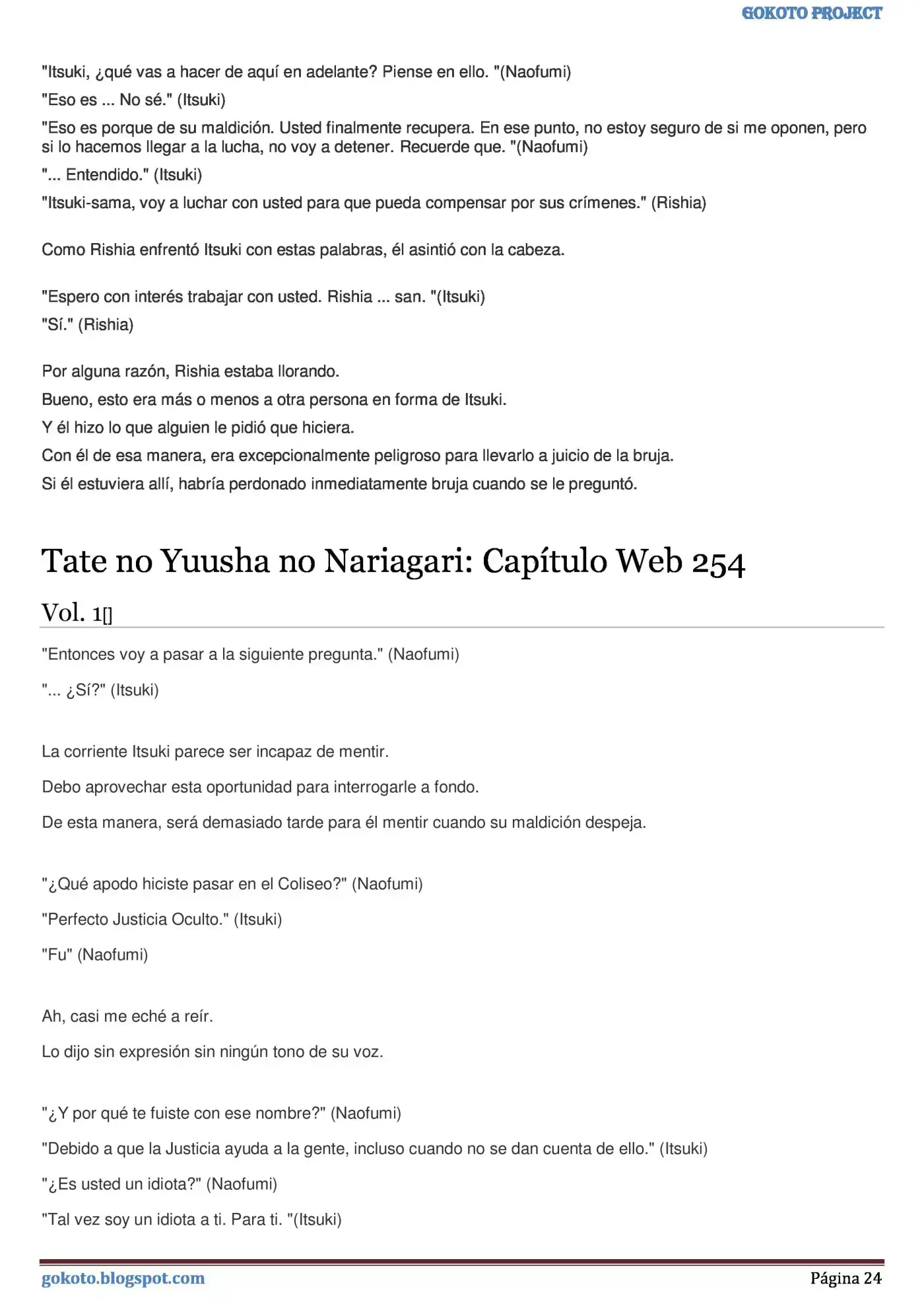 Tate no Yuusha no Nariagari (Novela) (2013) - Capítulo 25 - Página 24 - LectorTMOo