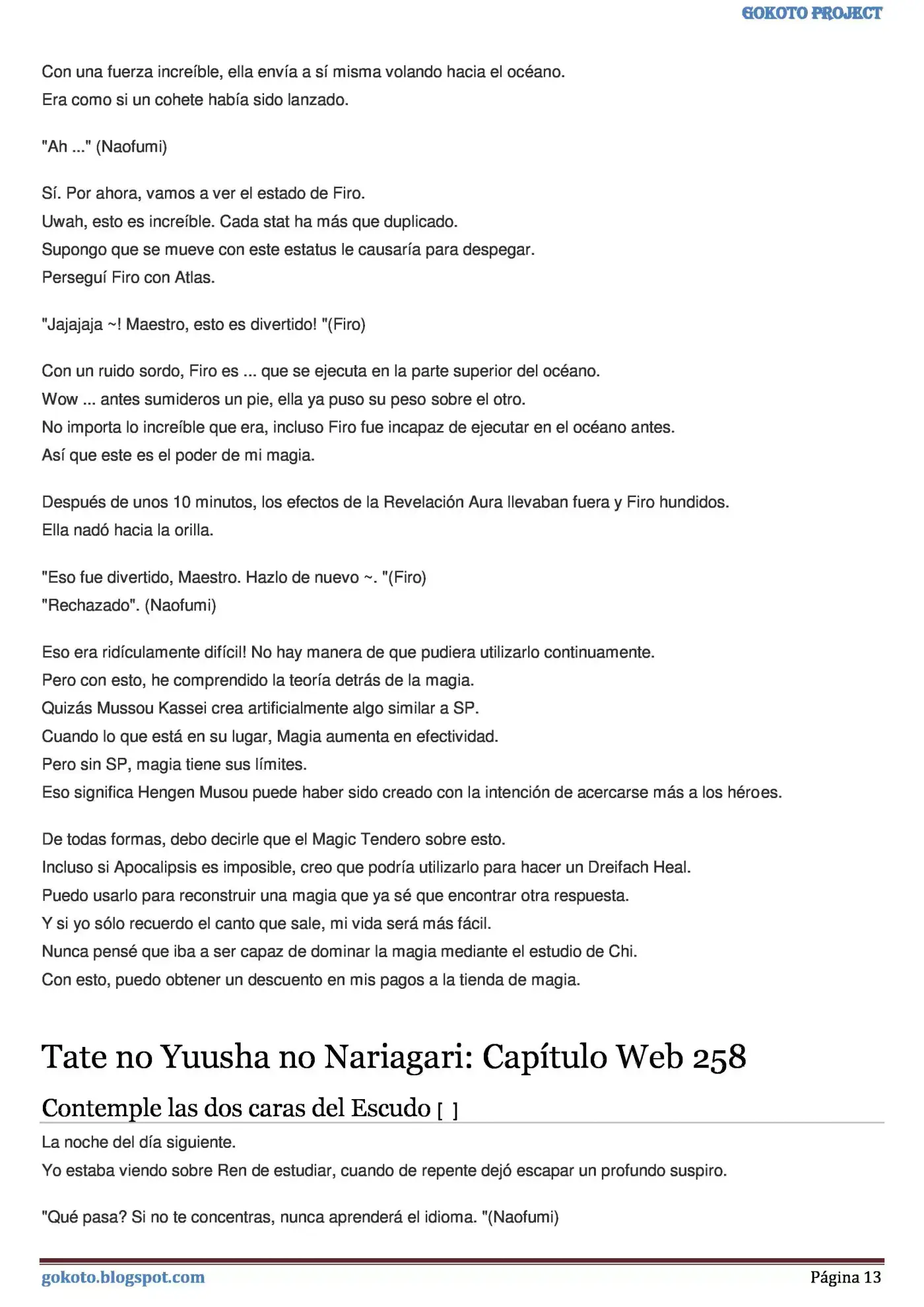 Tate no Yuusha no Nariagari (Novela) (2013) - Capítulo 255 - Página 13 - LectorTMOo