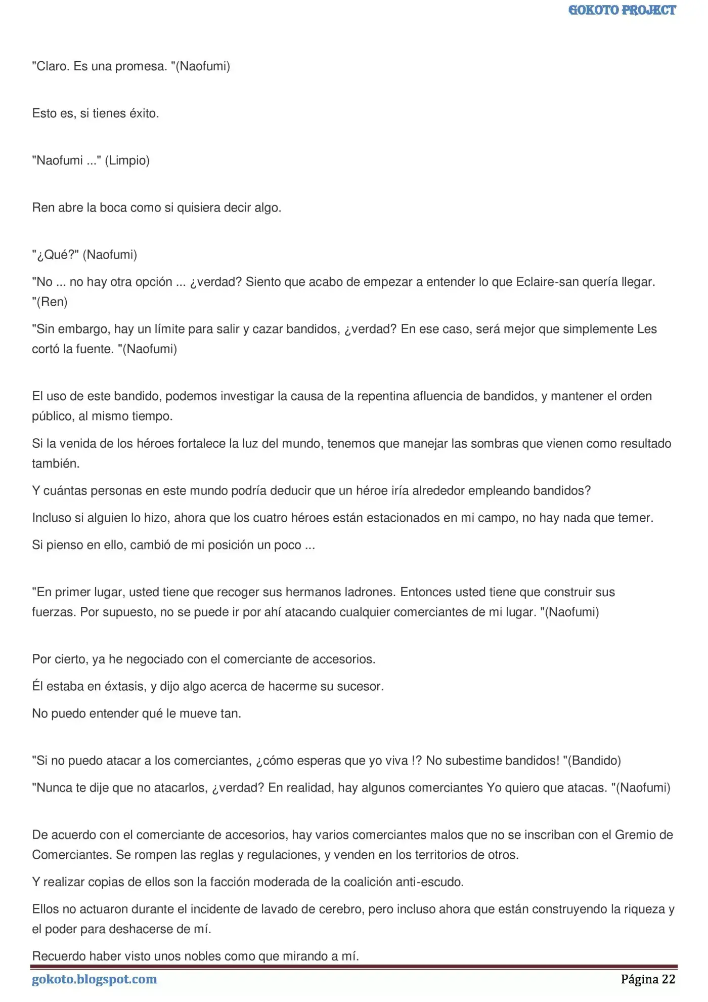Tate no Yuusha no Nariagari (Novela) (2013) - Capítulo 255 - Página 22 - LectorTMOo