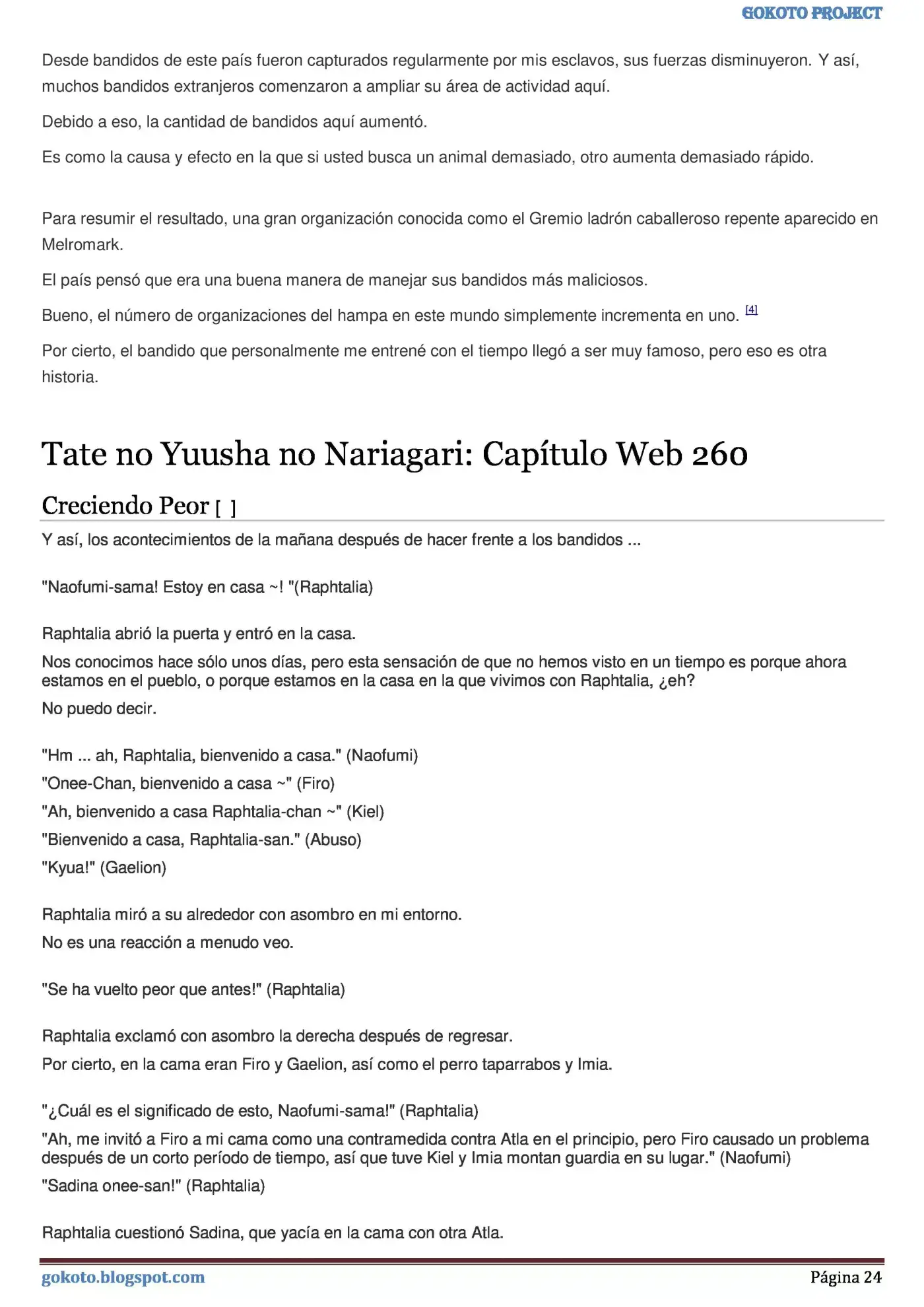 Tate no Yuusha no Nariagari (Novela) (2013) - Capítulo 255 - Página 24 - LectorTMOo